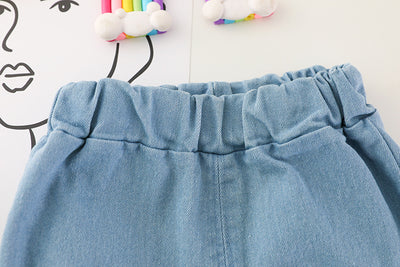 Conjunto de Tres Piezas con Cardigan de Cuello Muñeca para Niñas - Image 25