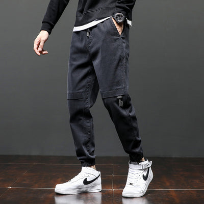 Pantalones Overol Holgados de Pierna Recta para Hombre - Image 7