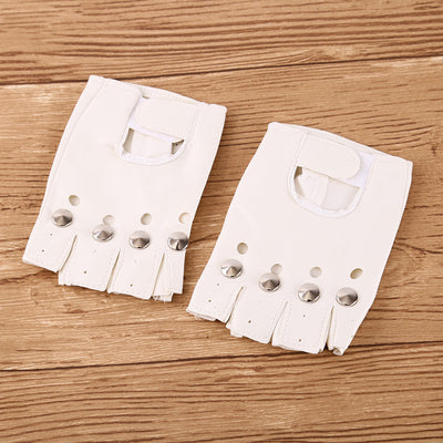 Guantes de Cuero para Hombre con Remaches Fashion Personality - Image 5
