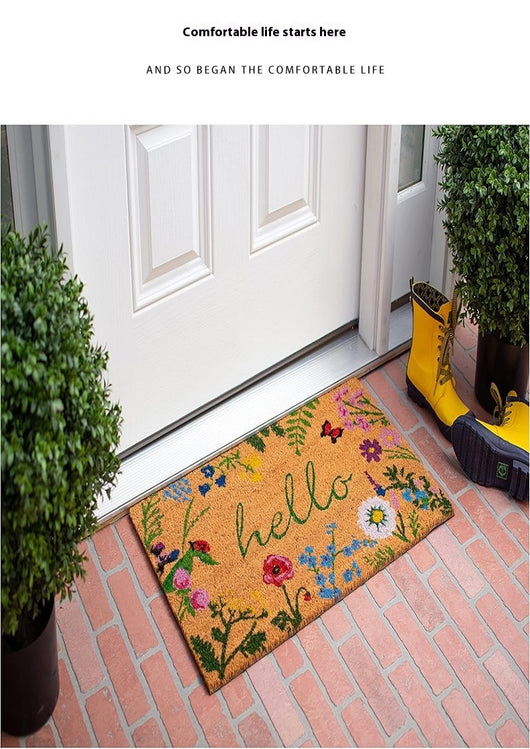 Tapete Floral para Entrada con Protección Antipolvo - Image 14