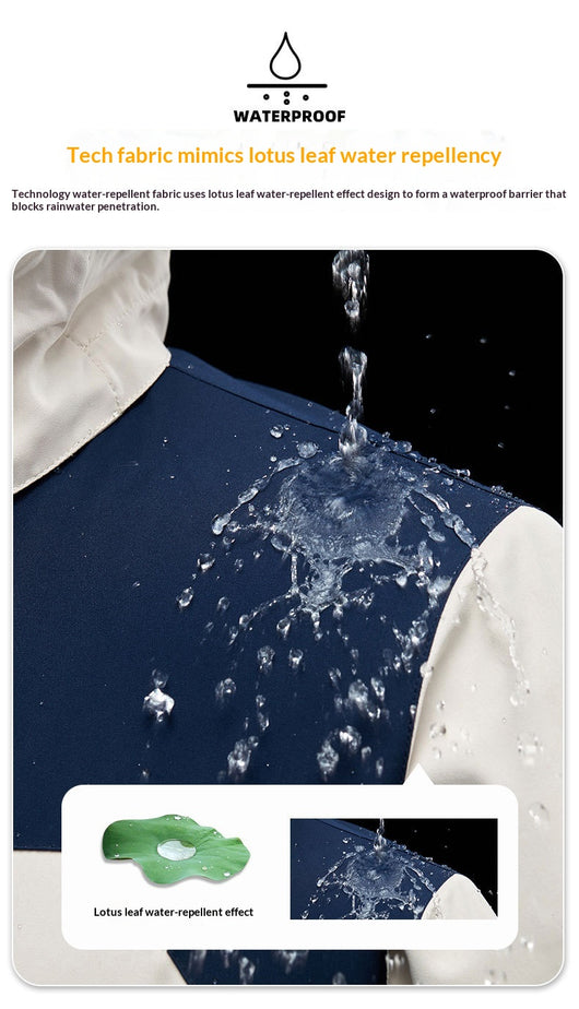 Chaqueta Impermeable Cortavientos con Forro Interior Desmontable - Image 27