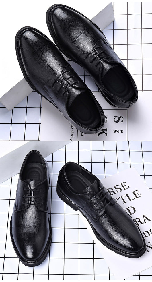 Zapatos Formales de Cuero Genuino para Hombre Talla Grande - Image 18