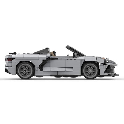 Set de Construcción Chevrolet Corvette C8 Descapotable - Bloques MOC 35066 - Image 10