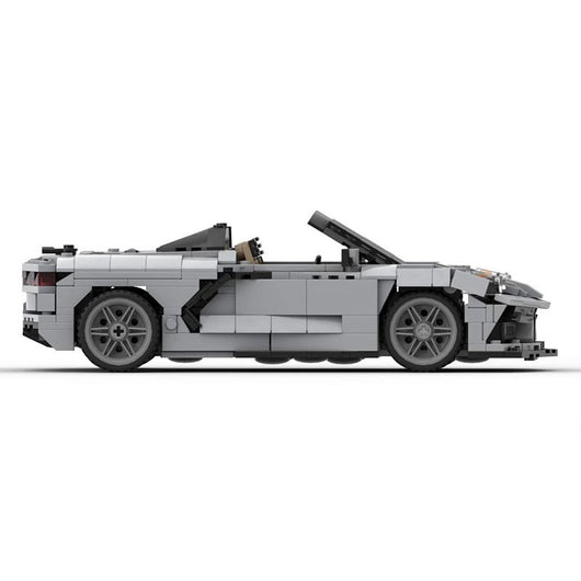Set de Construcción Chevrolet Corvette C8 Descapotable - Bloques MOC 35066 - Image 10