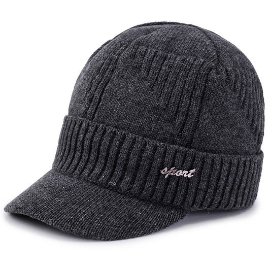 Gorro Tejido de Lana Gruesa con Forro de Algodón para Hombre - Image 2