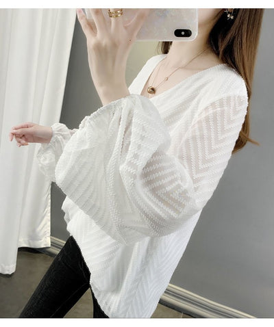 Blusa Chifón Premium Efecto Reductor y Cobertura Abdominal - Image 27