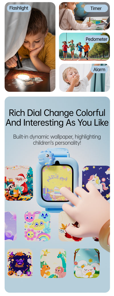 Reloj Inteligente Infantil Multifunción con Cámara de Foto y Video - Image 22