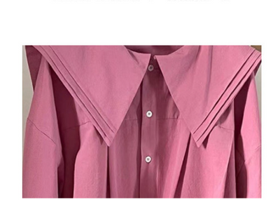 Blusa Cuello Muñeca Efecto Rejuvenecedor Suelta y Ligera - Image 6