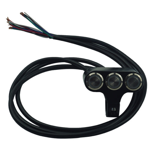 Faro LED Delantero para Motocicleta con Manillar Aluminio y Botón Multifunción - Image 3
