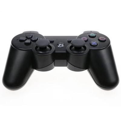 Black wireless game controller for PS3 and PC with a classic button layout and two analog sticks. - Image 11