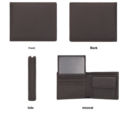 Billetera Retro de Cuero Genuino para Hombre - Image 13