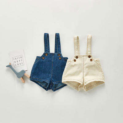 Pantalón Denim con Tirantes Ajustables para Bebés Niños y Niñas - Image 8