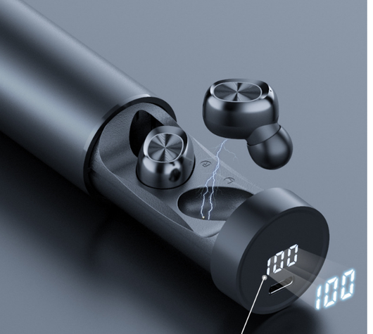 Audífonos Bluetooth In-Ear B9 con Pantalla Digital y Micrófono Dual - Image 7