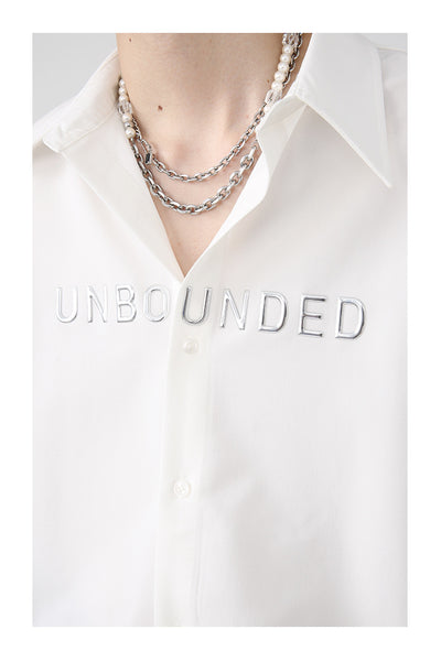 Playera Manga Larga con Diseño de Letras para Hombre y Mujer - Image 6