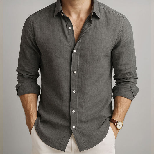 Camisa Casual de Negocios para Hombre Otoño - Image 8