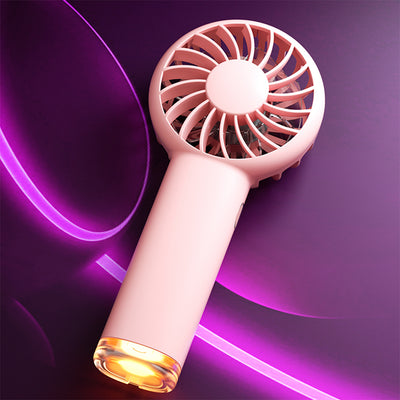 Ventilador Portátil Mini Recargable con Luz LED Integrada - Image 2