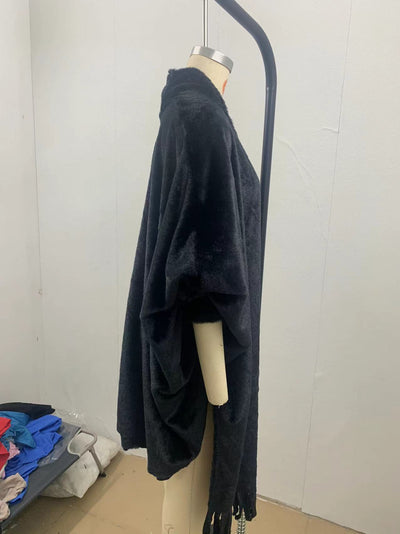 Cardigan Tejido para Mujer con Mangas Murciélago y Diseño de Borlas - Saco Suelto y Elegante - Image 14