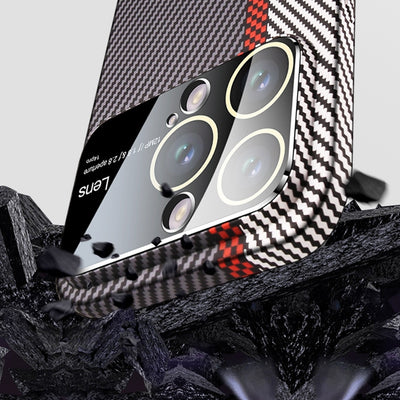 Funda Magnética de Fibra de Carbono con Ventana Grande para Teléfono - Image 6
