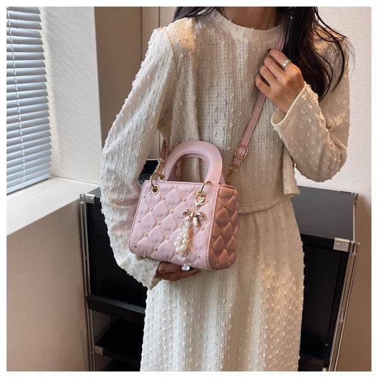 Bolso Bandolera Mujer con Bordado de Diamantes - Cartera de Moda Compacta - Image 25