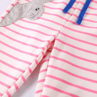 Pantalones Infantiles Bordados de Felpa para Otoño - Image 8