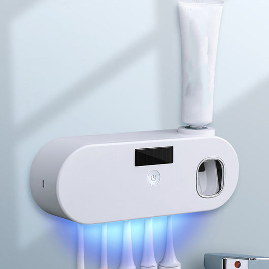 Soporte Inteligente para Cepillo de Dientes con Desinfección UV