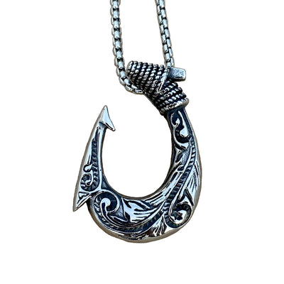 Collar Pendiente de Acero Inoxidable Vintage para Hombre - Image 10