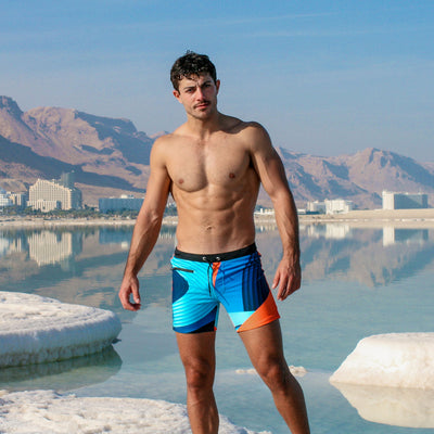Shorts de Baño Talla Grande con Cierre y Secado Rápido - Image 9