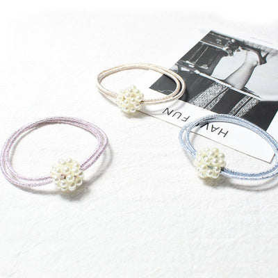 Anillo para el Cabello Perla Hueca Tejida - Image 12