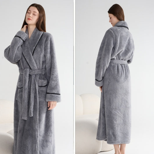 Bata Térmica para Parejas - Abrigo Grueso Otoño Invierno - Image 3