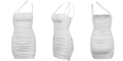 Vestido Playero Fruncido Ajustado para Mujer - Diseño Sexy y Elegante - Image 20