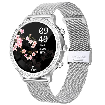 Reloj Inteligente para Mujer con Llamadas Bluetooth y Correa de Silicona - Image 8