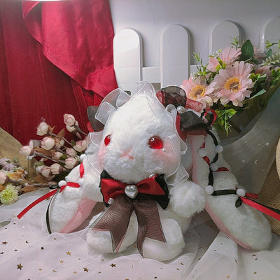 Bolsa Mensajera Peluche Conejo Lop Ears - Diseño Artesanal Adorable