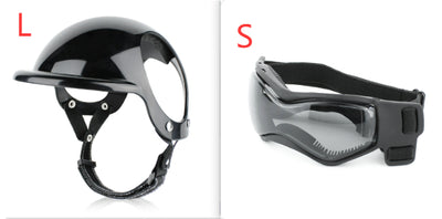 Casco de Seguridad para Mascotas en Moto - Protección Divertida para Perros y Gatos - Image 8