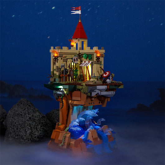 Castillo Medieval con Iluminación LED - Juguete Construcción Bloques - Image 3