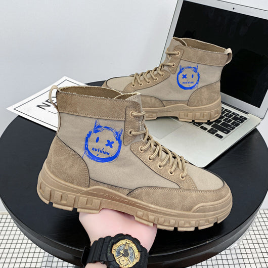 Botas Martin Casuales para Hombre con Cordones y Suela Antideslizante - Image 19