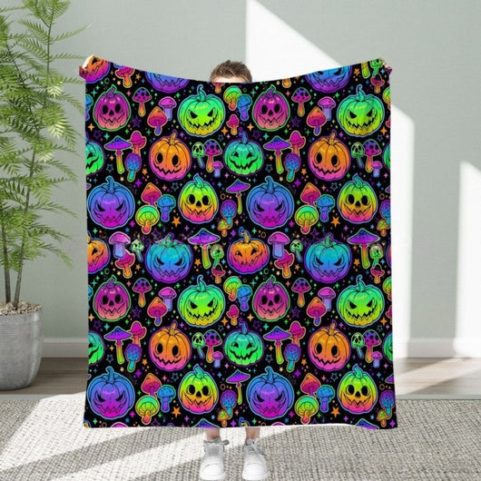 Manta de Franela con Diseños Estampados de Halloween - Image 28
