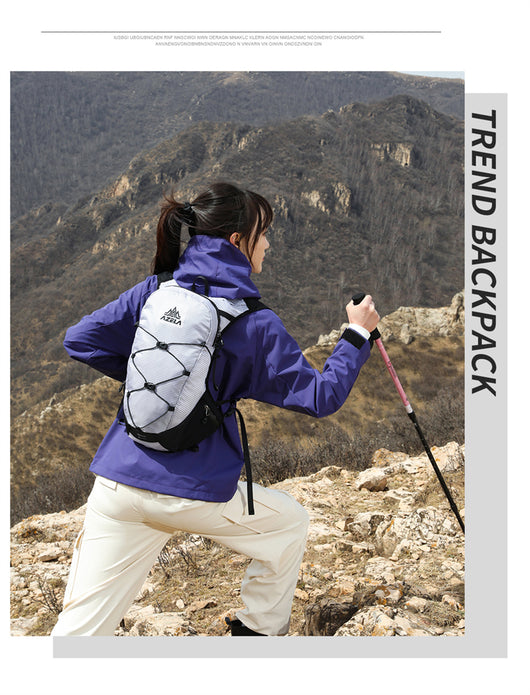 Mochila de Senderismo AZELA con Patrón Grid, Ligera y Transpirable para Trail Running y Camping - Image 29