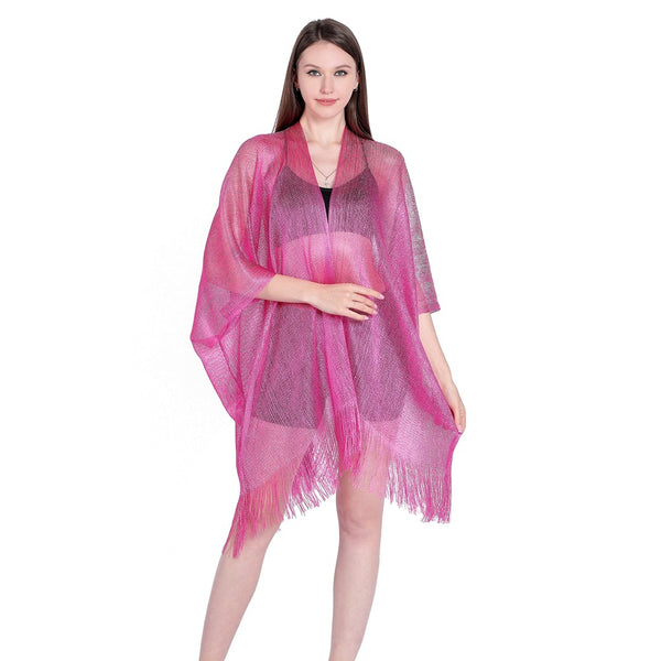 Blusa Playera con Cintas Doradas y Plateadas - Protección Solar Elegante