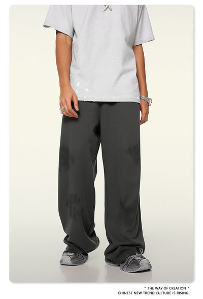 Pantalones Casuales Juveniles Teñidos con Barro - Image 17