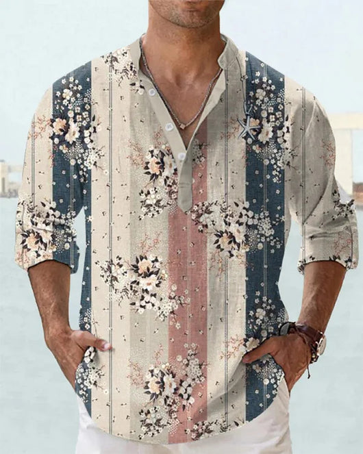 Polo Manga Larga con Impresión Digital 3D para Hombre - Image 22