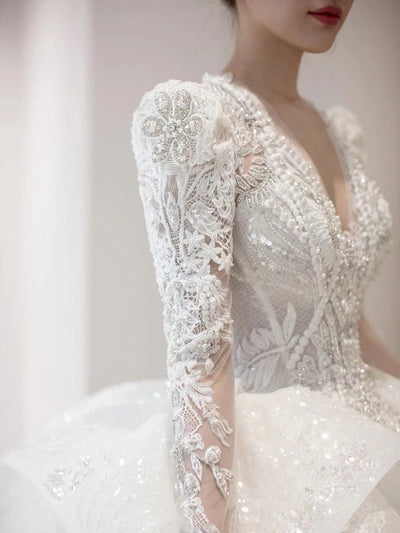 Vestido Largo Elegante de Manga Larga Estilo Francés para Mujer - Image 5