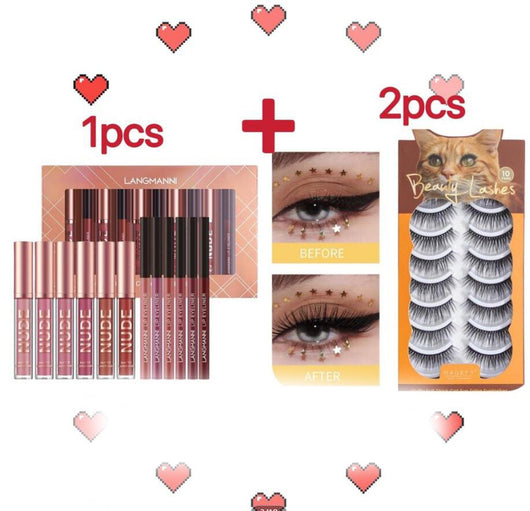 Set de 12 Piezas: 6 Labiales Mate + 6 Delineadores Waterproof de Larga Duración - Image 7