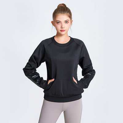 Sudadera Deportiva Suelta Cuello Redondo Manga Larga para Mujer - Image 13
