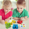 Cubo Mágico de Madera con Patrones de Expresiones - Bloques Educativos Montessori