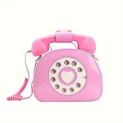 Bolso Bandolera Retro Teléfono para Mujer - Cuero PU Casual y Versátil - Image 5