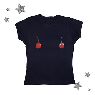 Camiseta Niña Estampado Cereza Sin Mangas Estilo Urbano - Image 10
