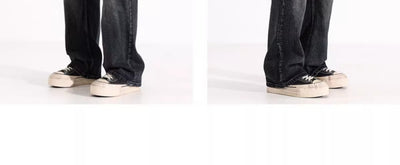 Pantalones Vaqueros Rectos Holgados Estilo Retro Americano para Hombre - Image 14