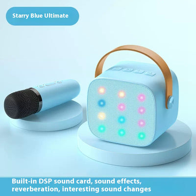 Parlante Bluetooth Mini con Luces LED y Micrófono Inalámbrico para Niños - Image 28