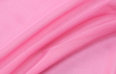 Top Halter Mesh Rosa Sexy con Detalles de Costura en el Pecho - Image 17