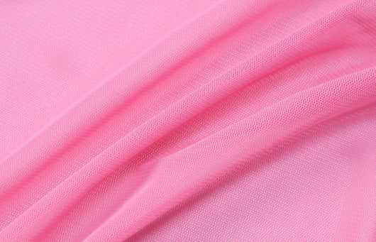 Top Halter Mesh Rosa Sexy con Detalles de Costura en el Pecho - Image 17